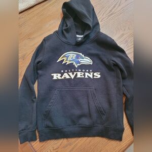 NFL Team Apparel Black Youth Hoodie